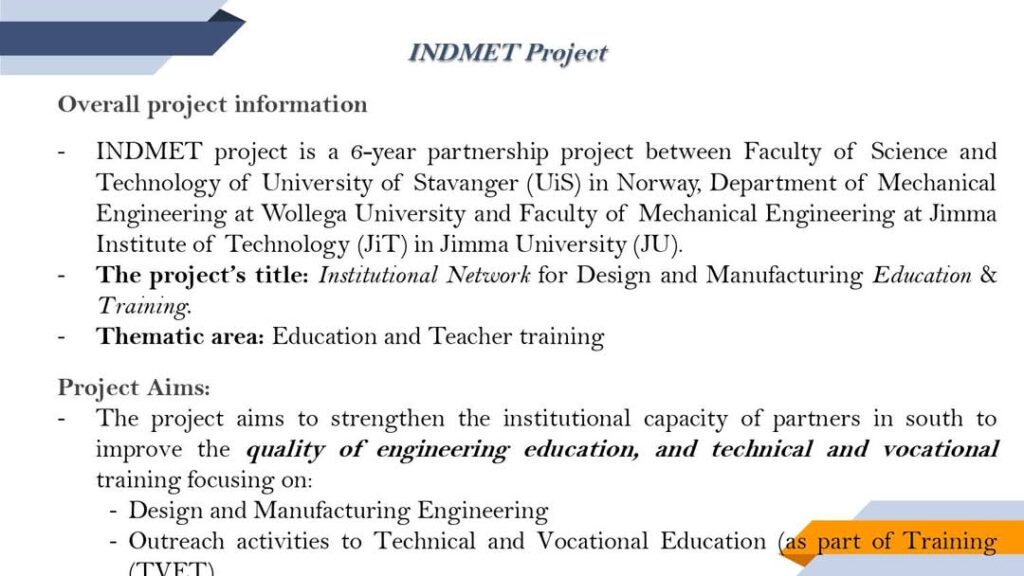 Participated in Internationalization Workshop Featuring INDMET Project Experience Sharing forum 5